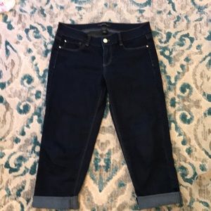White House Black Market Cropped Jeans
